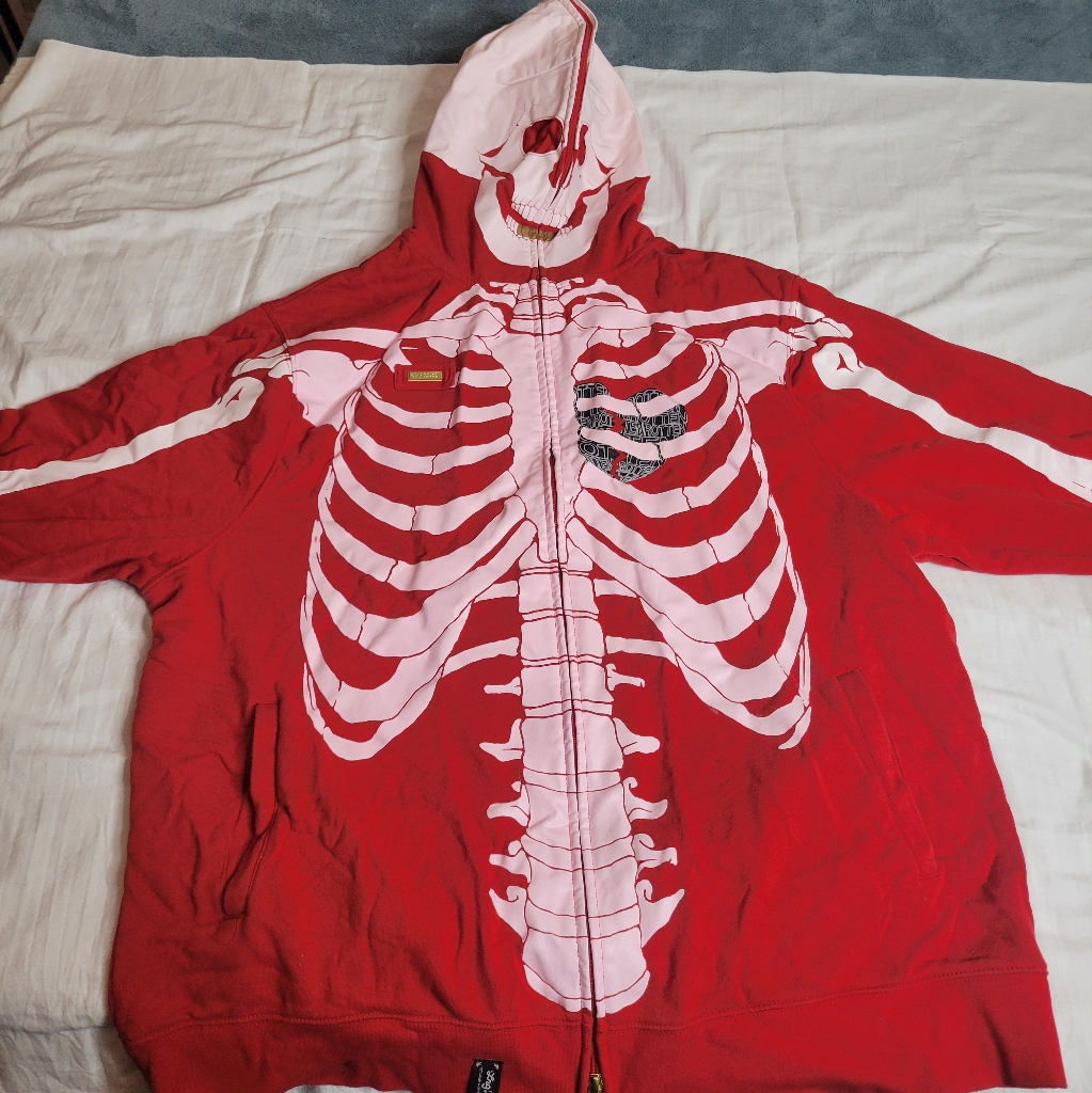 Lrg 'Dead Serious' Glow In The Dark Zip-Up Made Famous By Kenye West